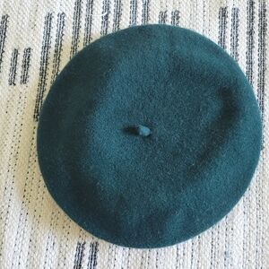 Dark Green Beret Hat